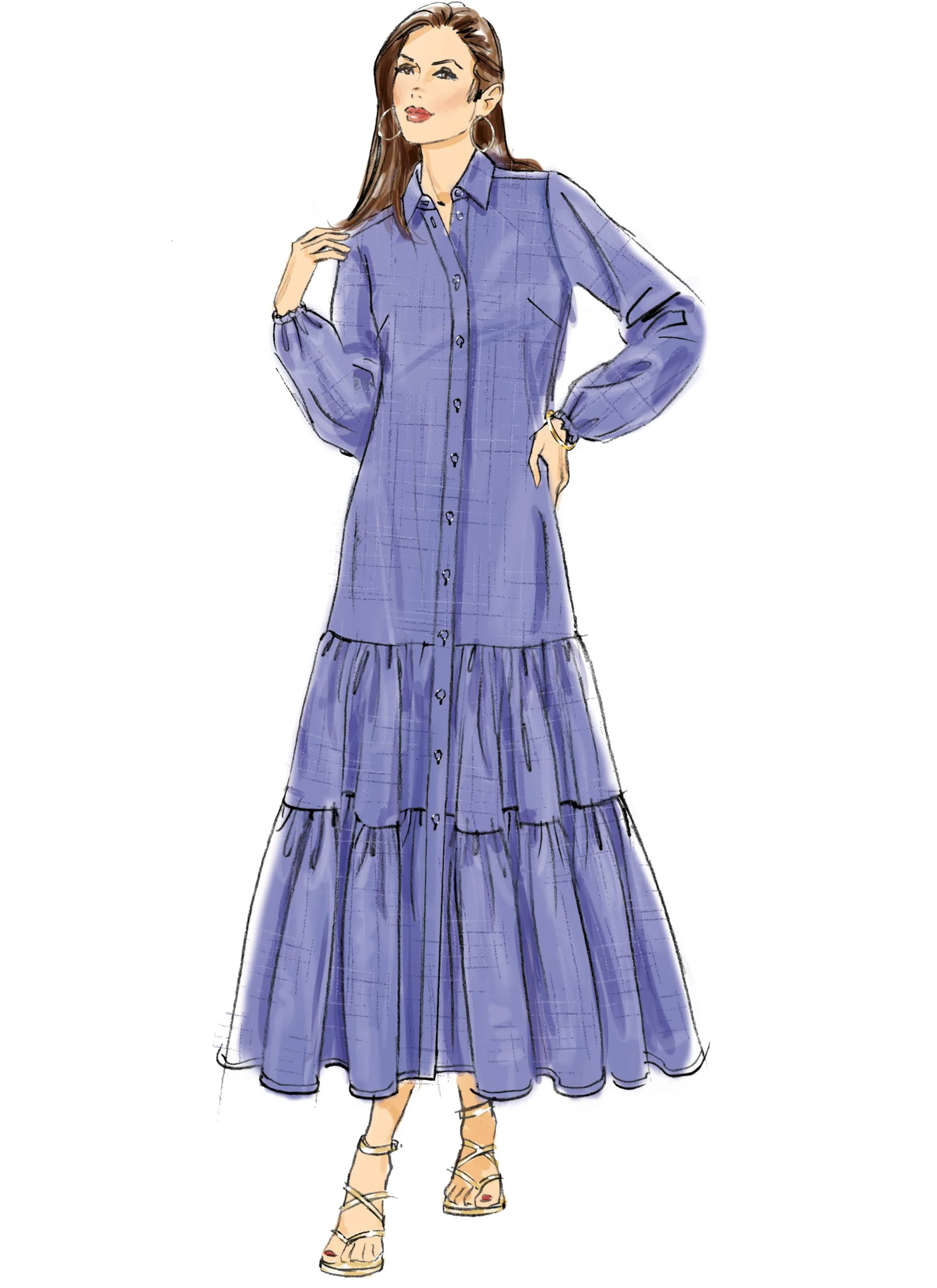 Butterick Dress B6977 - Image 4