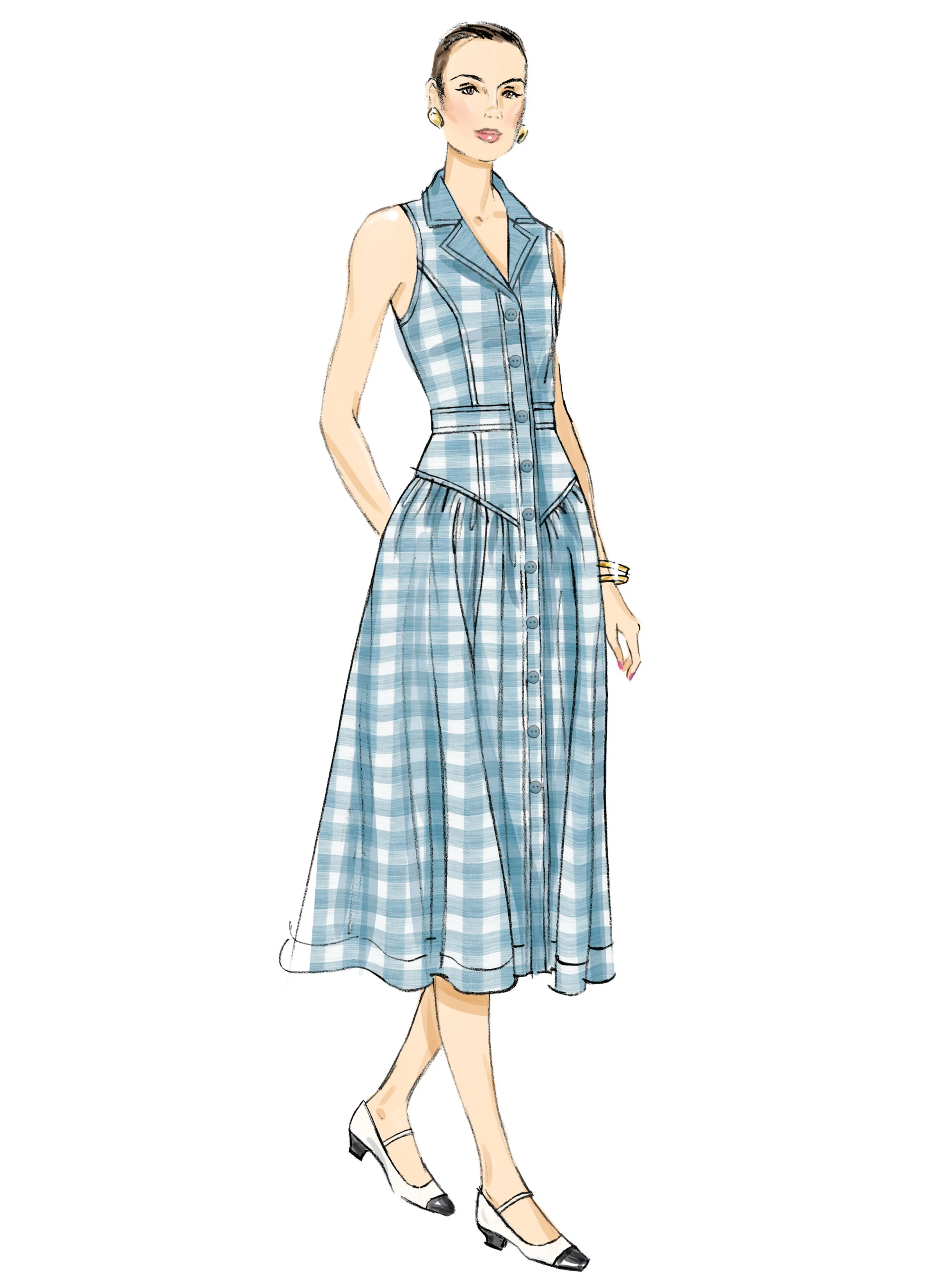 Butterick Dress B7037 - Image 4