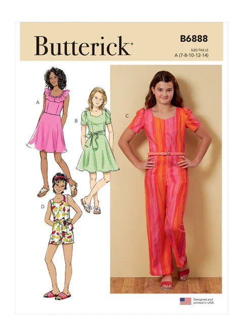 Butterick Dress, Jumpsuit, Romper B6888 - Image 2