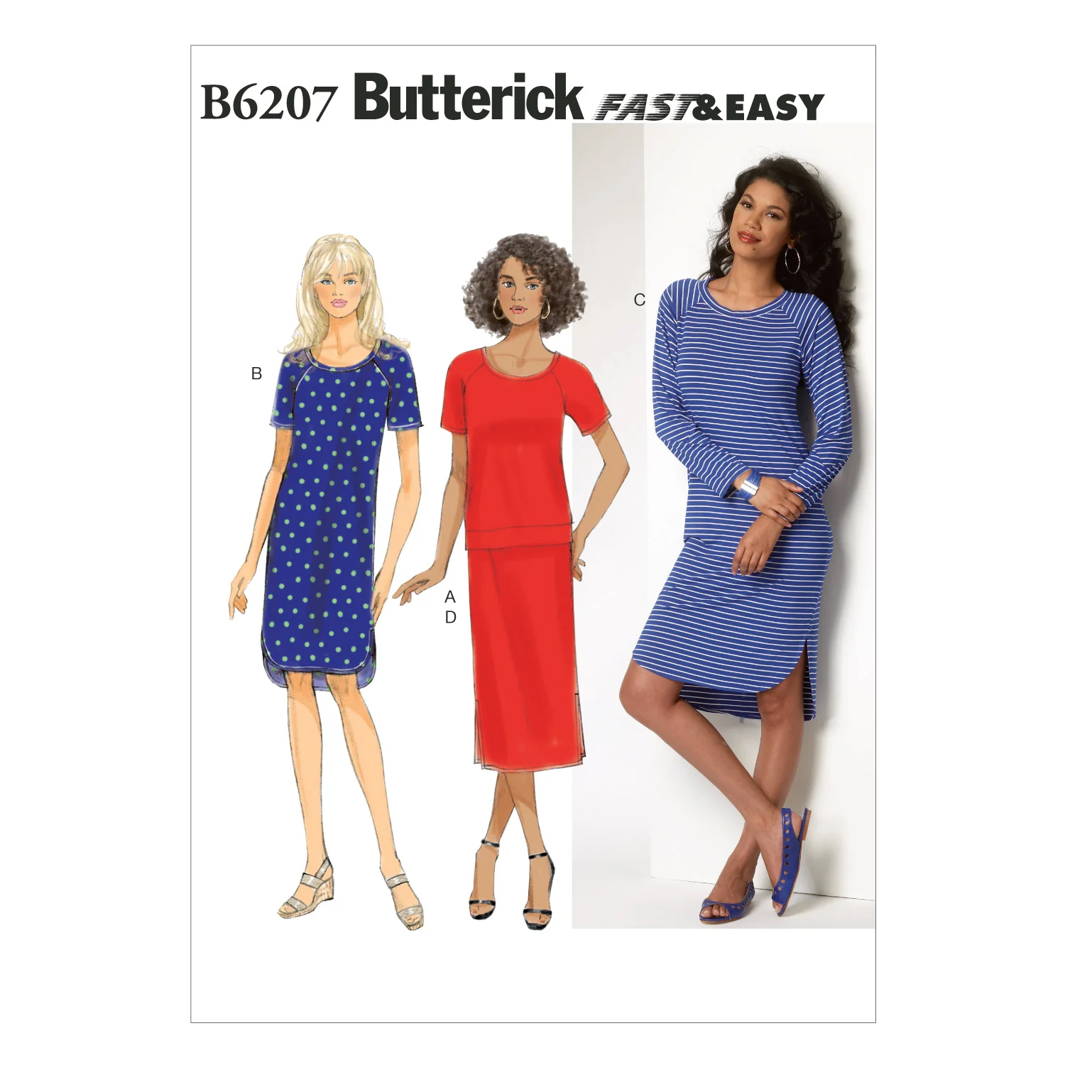 Butterick Dress, Top and Skirt B6207 - Image 2