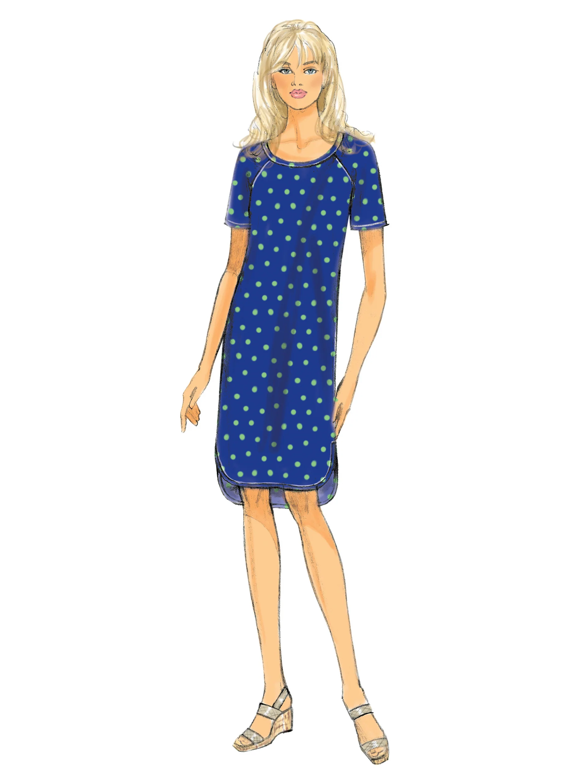 Butterick Dress, Top and Skirt B6207 - Image 7