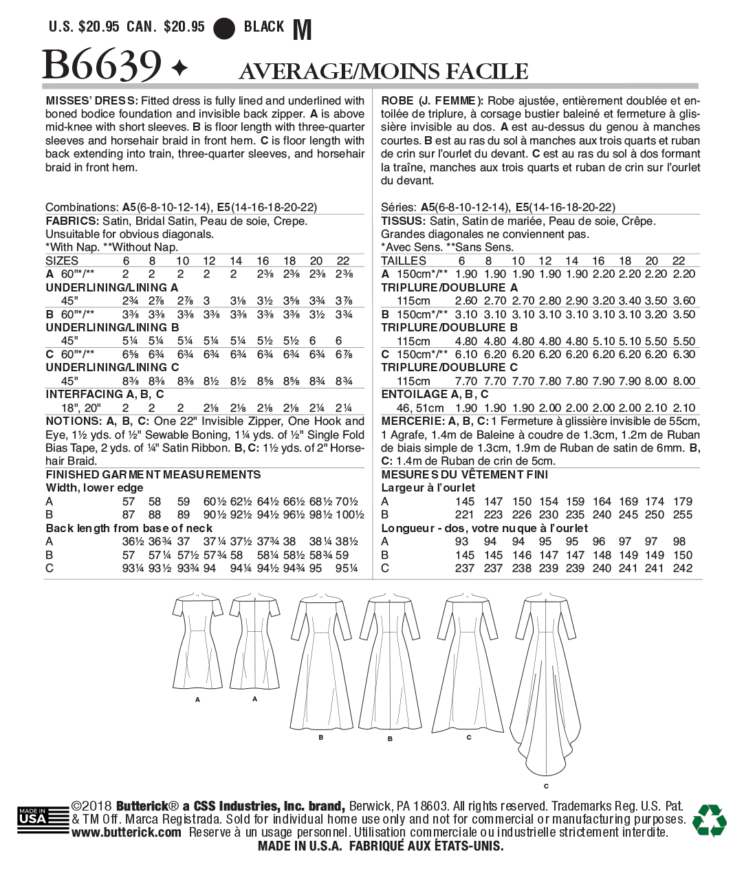 Butterick Dresses B6639 - Image 5