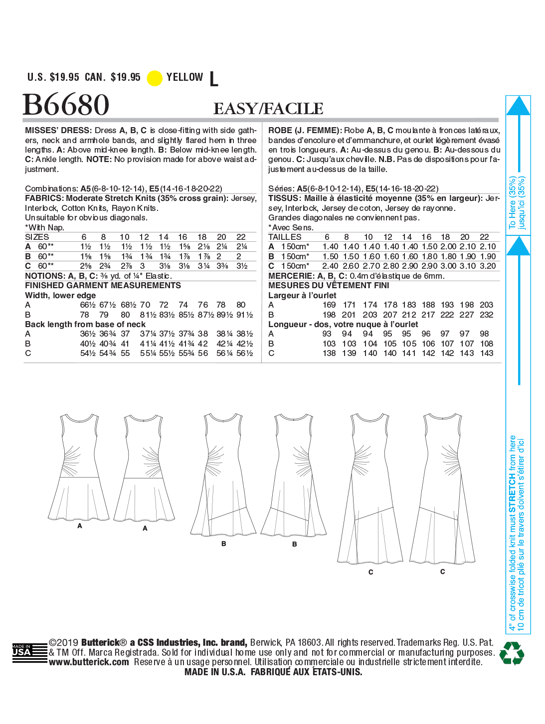 Butterick Dresses B6680 - Image 9