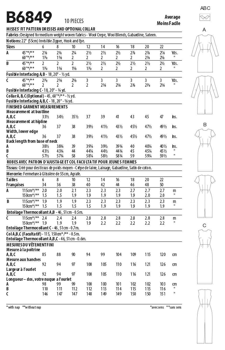 Butterick Dresses B6849 - Image 7