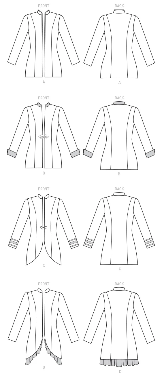 Butterick Jacket B6602 - Image 8