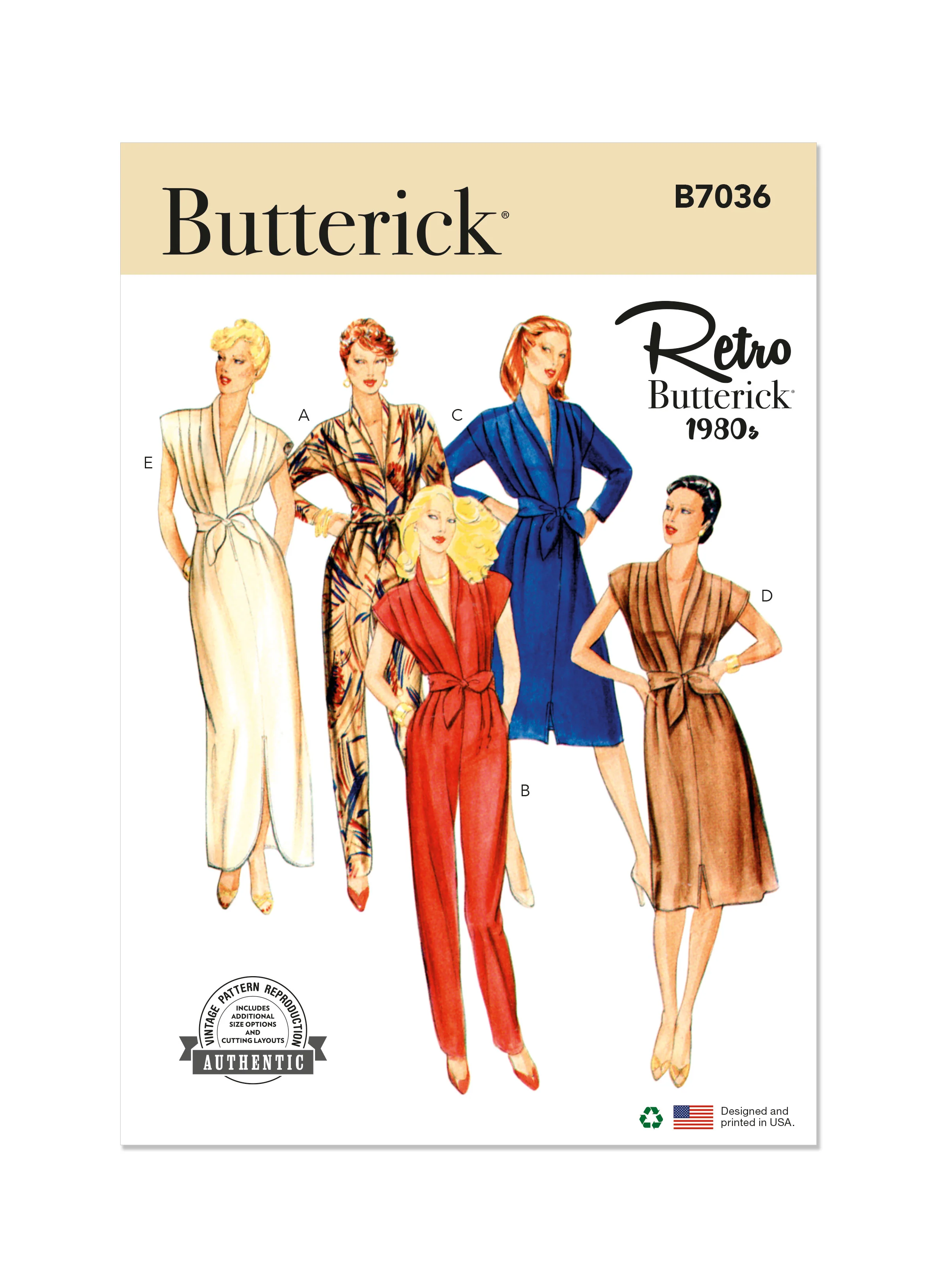 Butterick Jumpsuit, Dress and Sash B7036 - Image 2