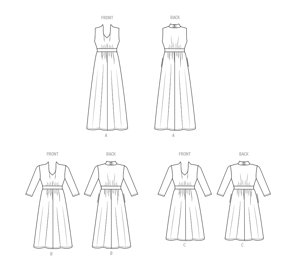 Butterick Knit Dress B6941 - Image 10
