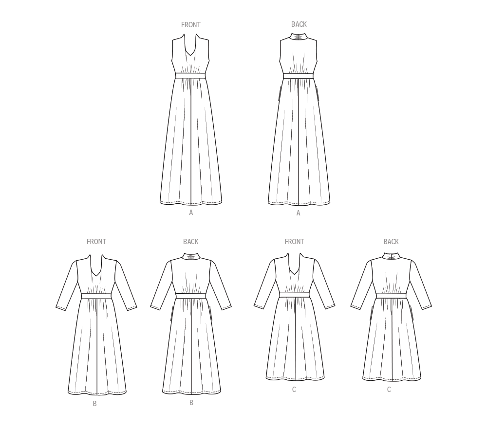 Butterick Knit Dresses B6940 - Image 10