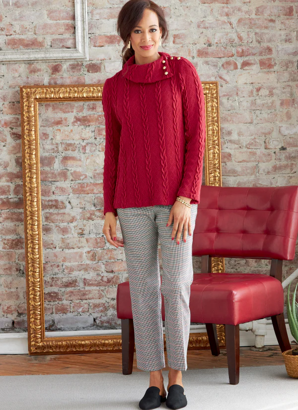 Butterick Knit Tops B6857 - Image 3