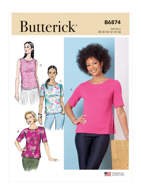 Butterick Knit Tops B6874 - Image 2