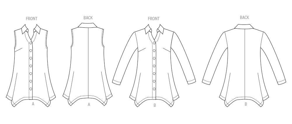 Butterick Knit Tops B6997 - Image 8