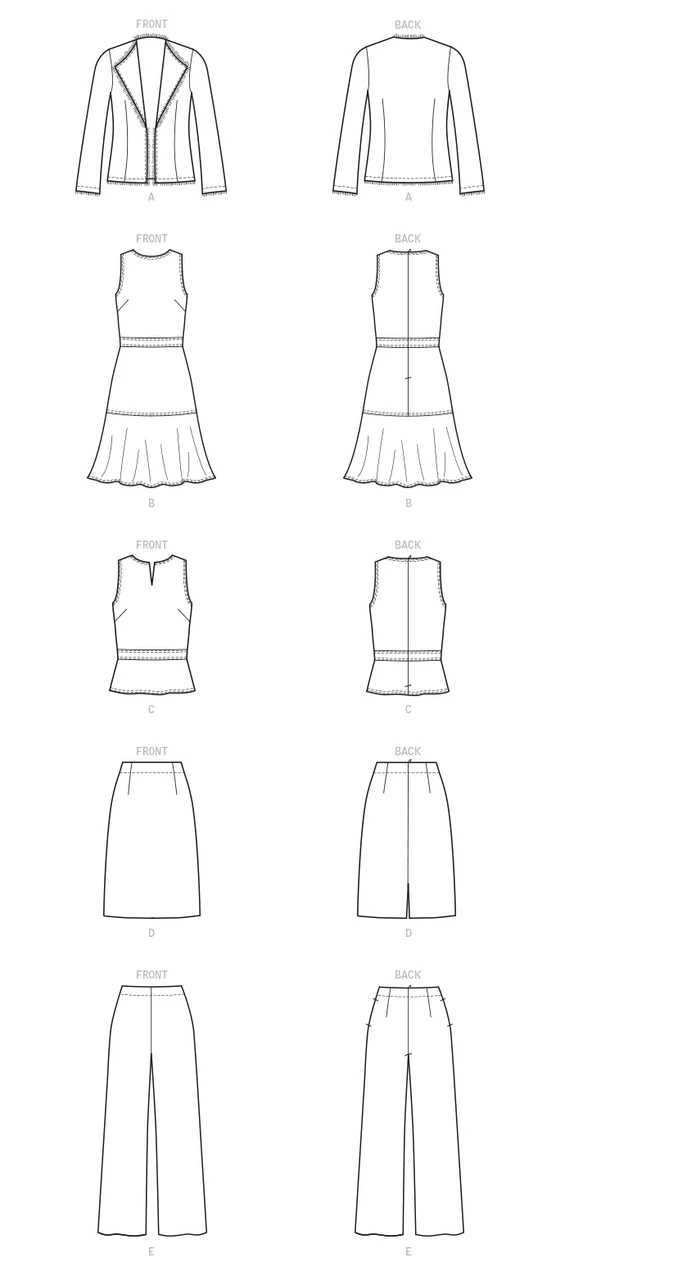 Butterick Mix and Match Outfits B6738 - Image 14