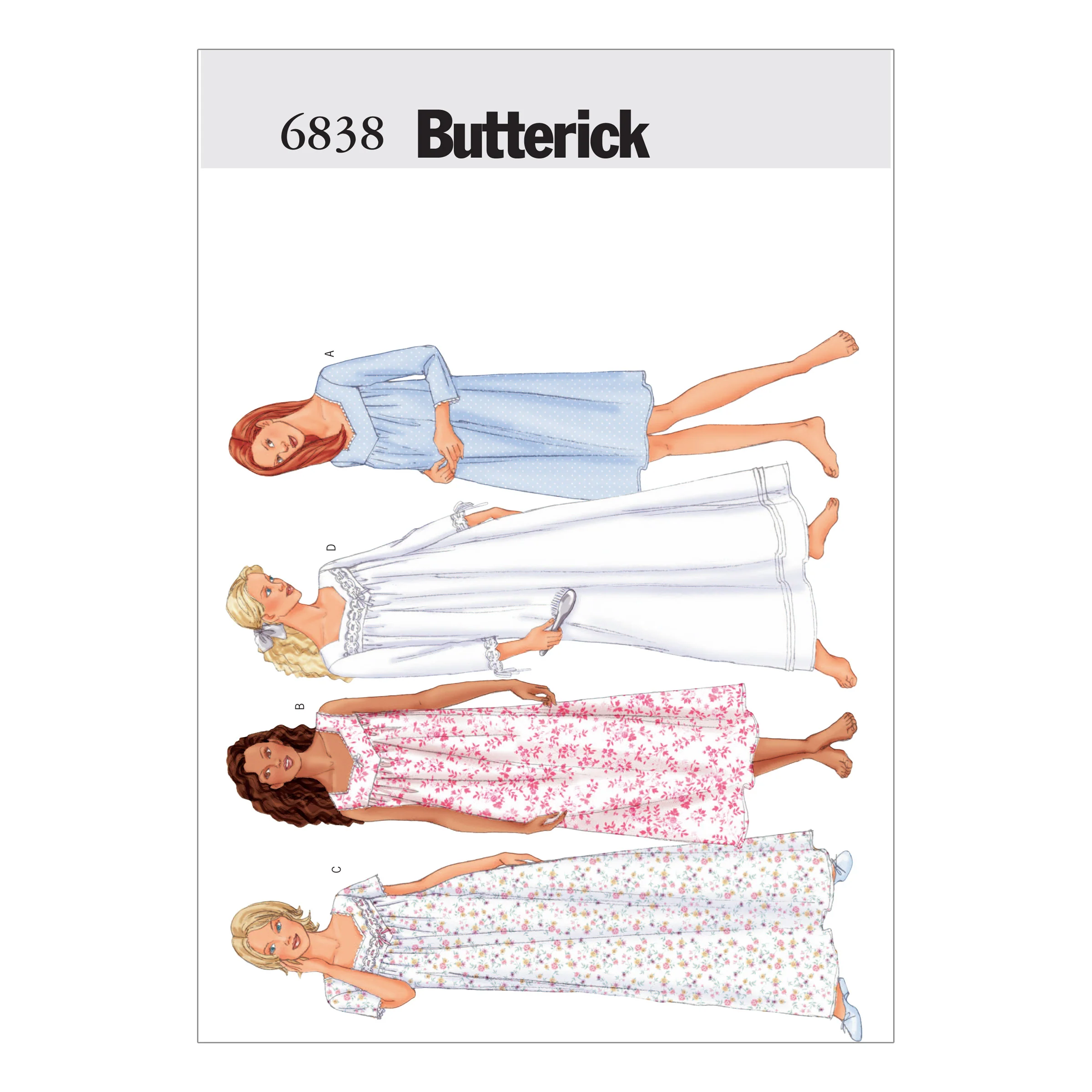 Butterick Nightwear B6838 - Image 2