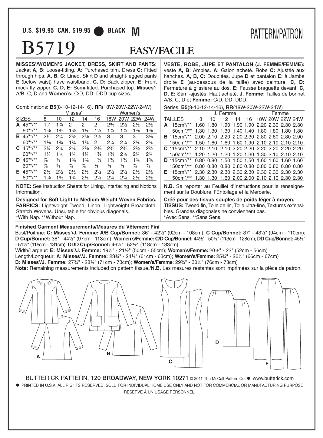 Butterick Outfit B5719 - Image 11