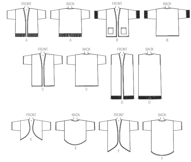 Butterick Robe B6176 - Image 13