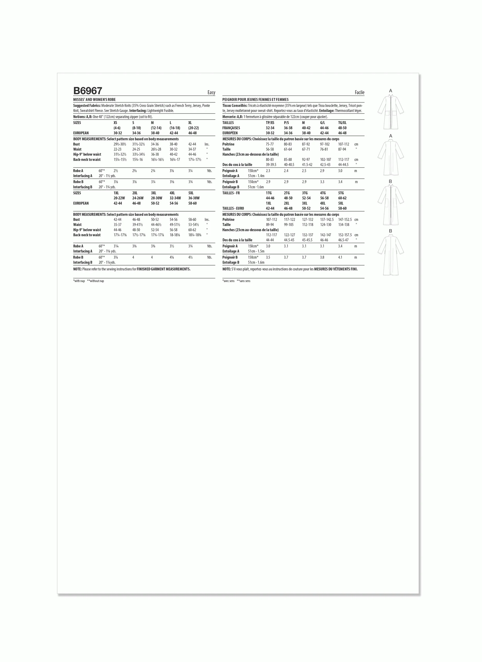 Butterick Robes B6967 - Image 6