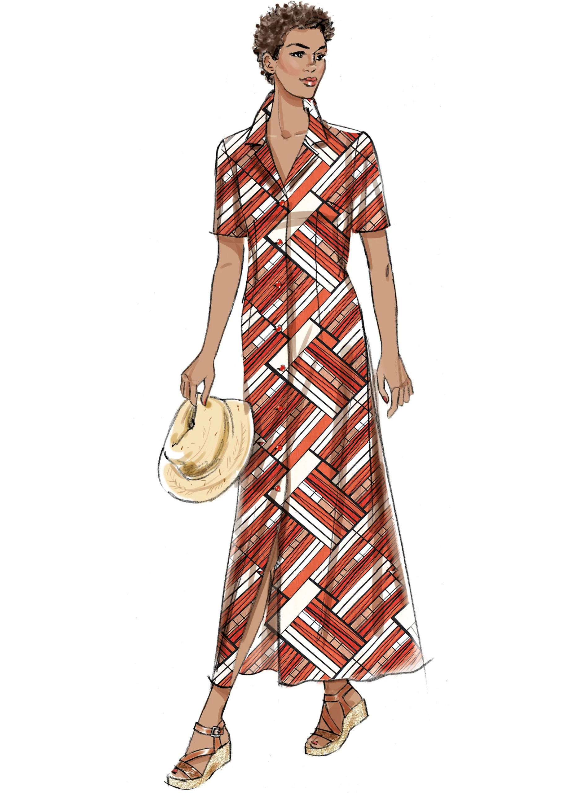 Butterick Shirt Dress B6974 - Image 4