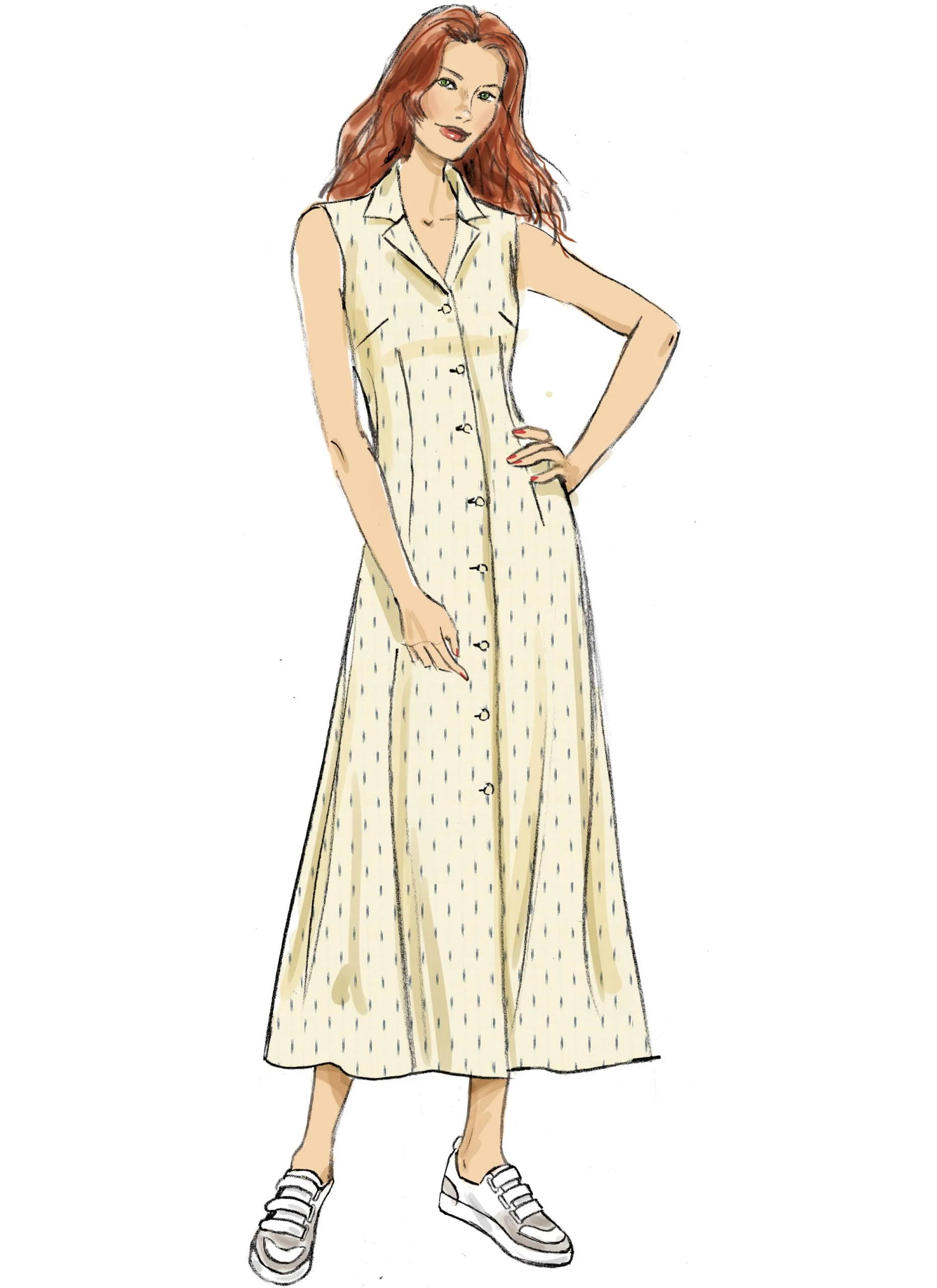Butterick Shirt Dress B6974 - Image 5