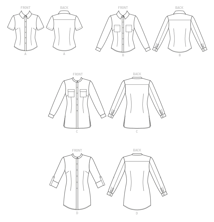Butterick Shirts B6852 - Image 6