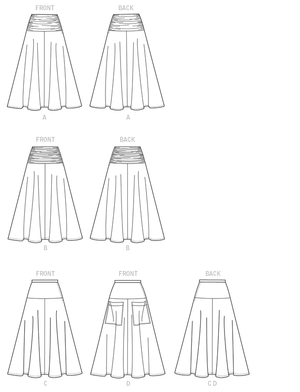 Butterick Skirt B6249 - Image 6