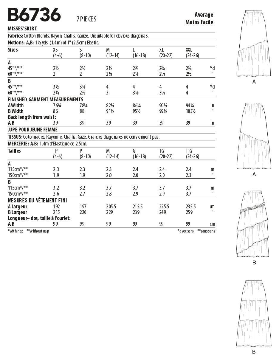 Butterick Skirts B6736 - Image 7