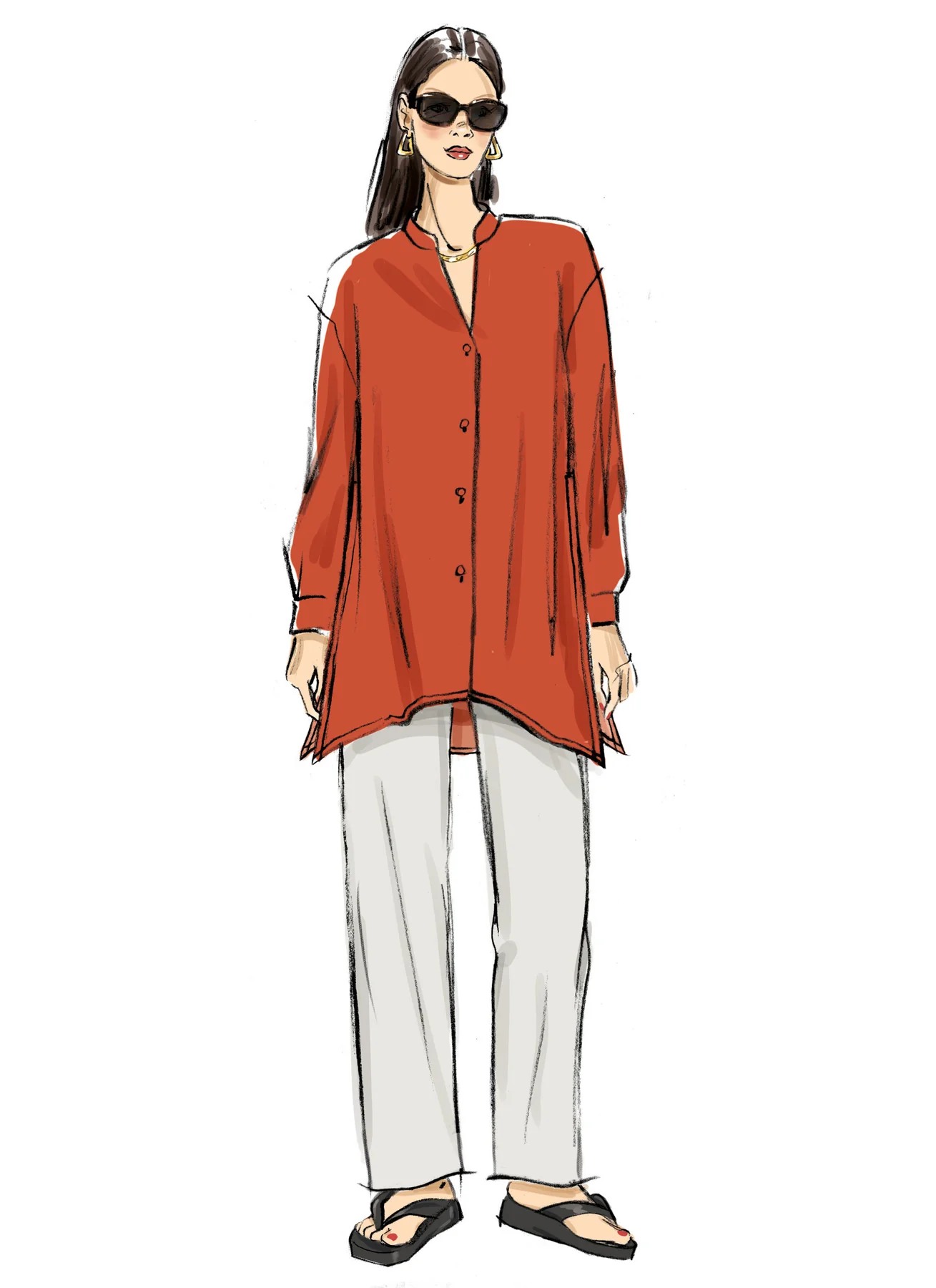 Butterick Top and Trousers B6932 - Image 5