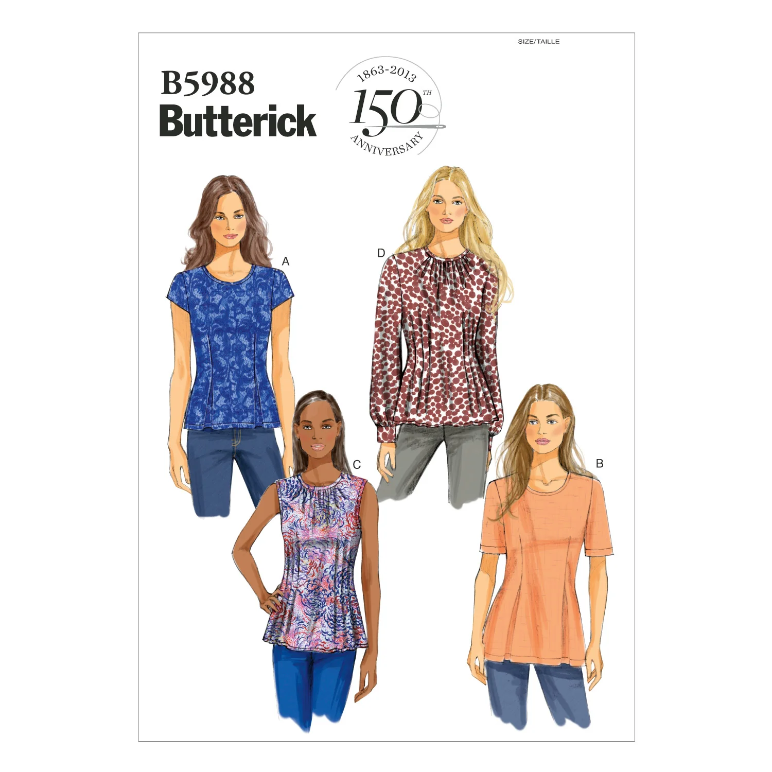 Butterick Top B5988 - Image 2