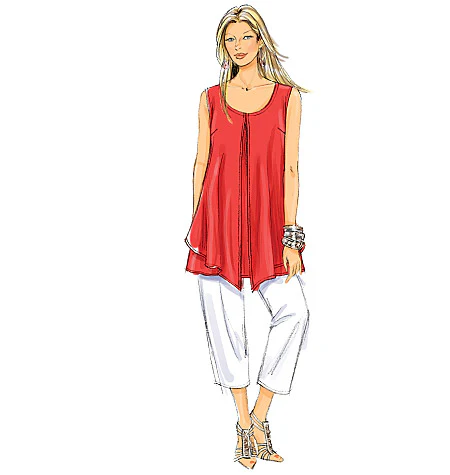 Butterick Top, Dress and Trousers B5655 - Image 4