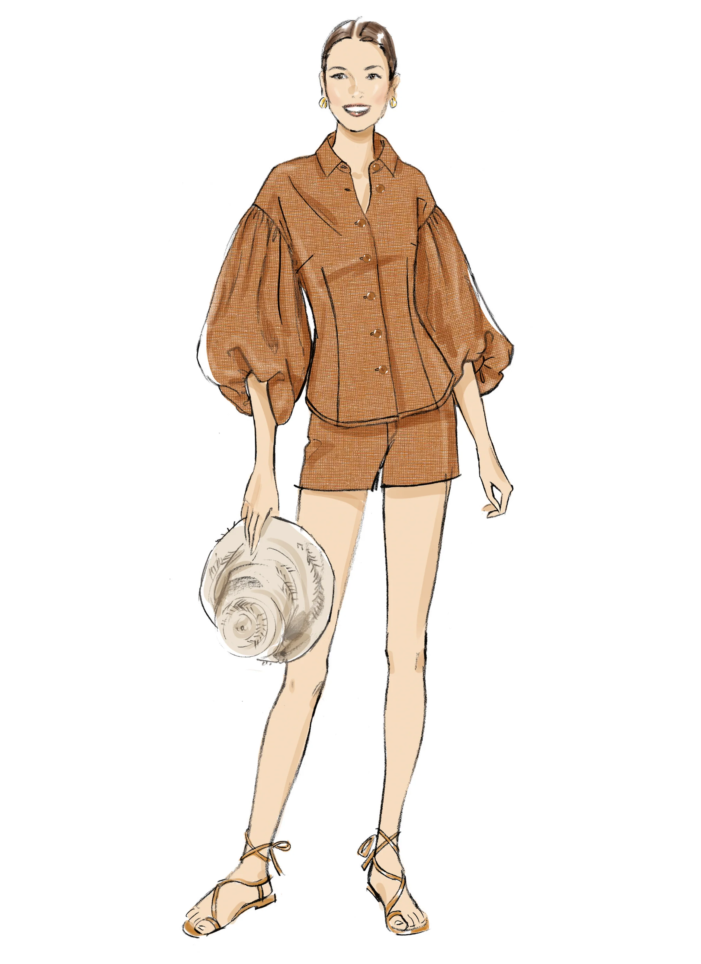 Butterick Top, Shorts and Trousers B7045 - Image 4