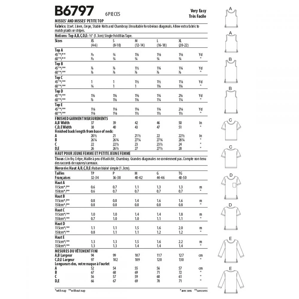 Butterick Tops and Tunics B6797 - Image 9