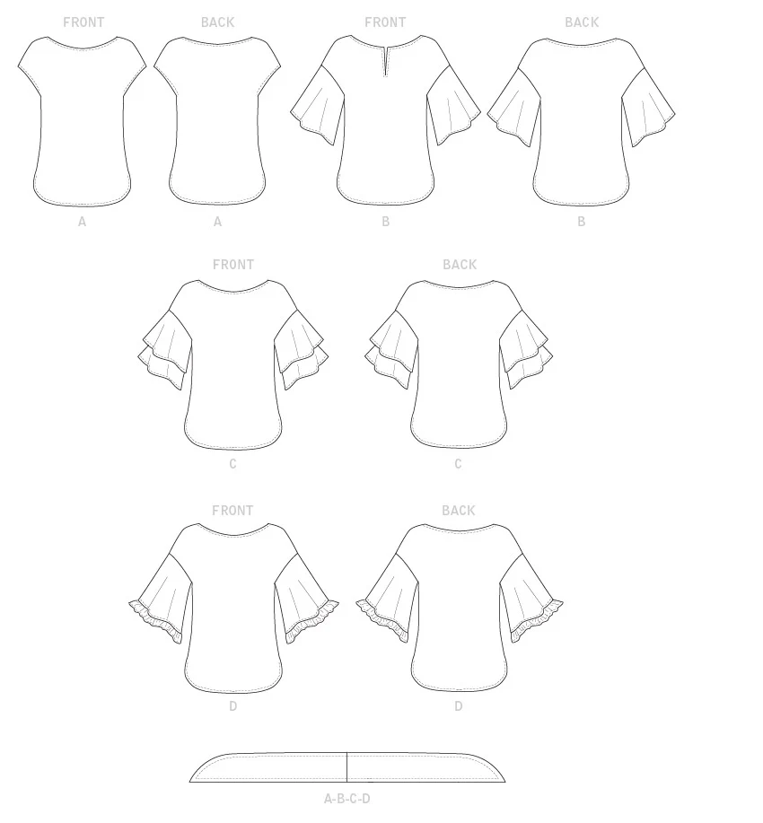 Butterick Tops B6685 - Image 8