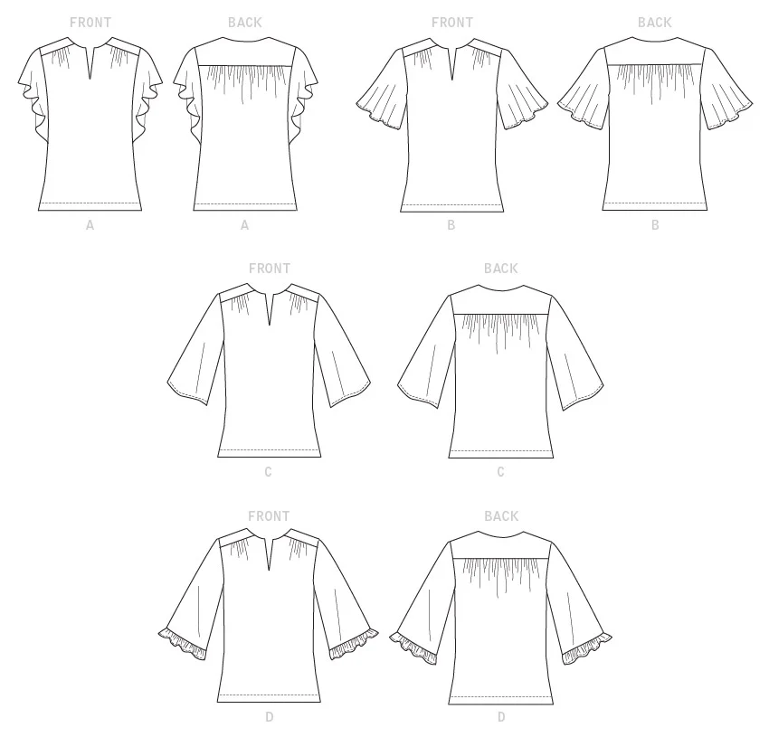 Butterick Tops B6688 - Image 8