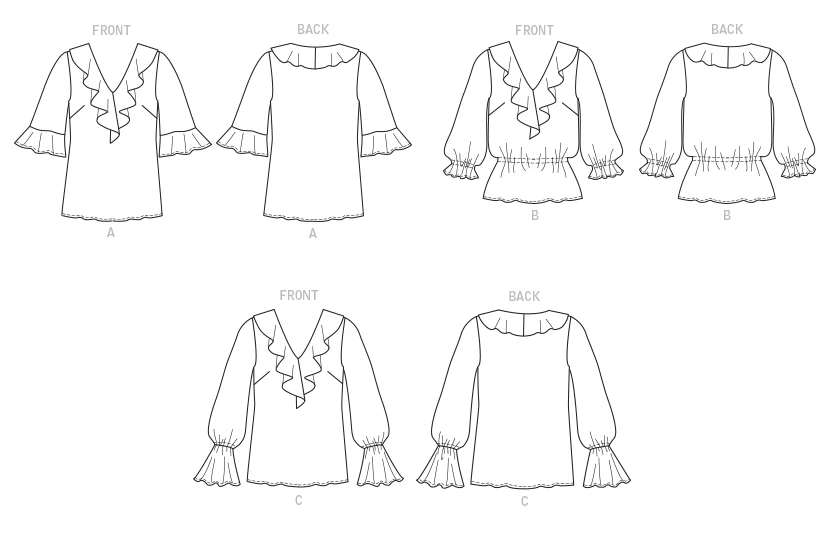 Butterick Tops B6814 - Image 7