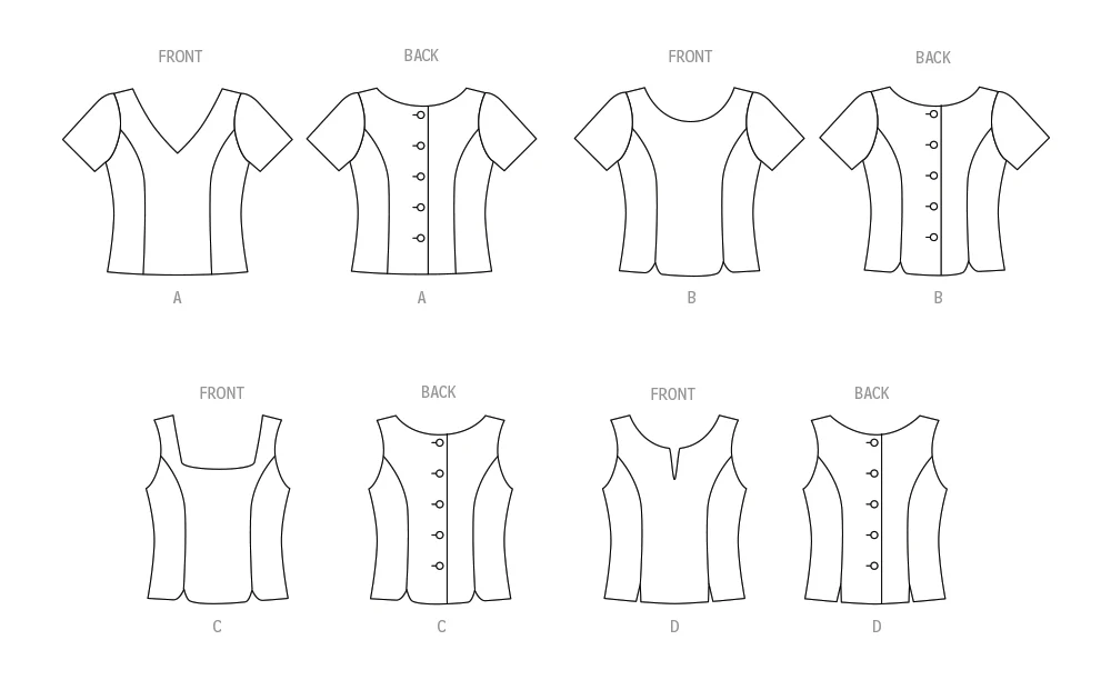 Butterick Tops B6925 - Image 14