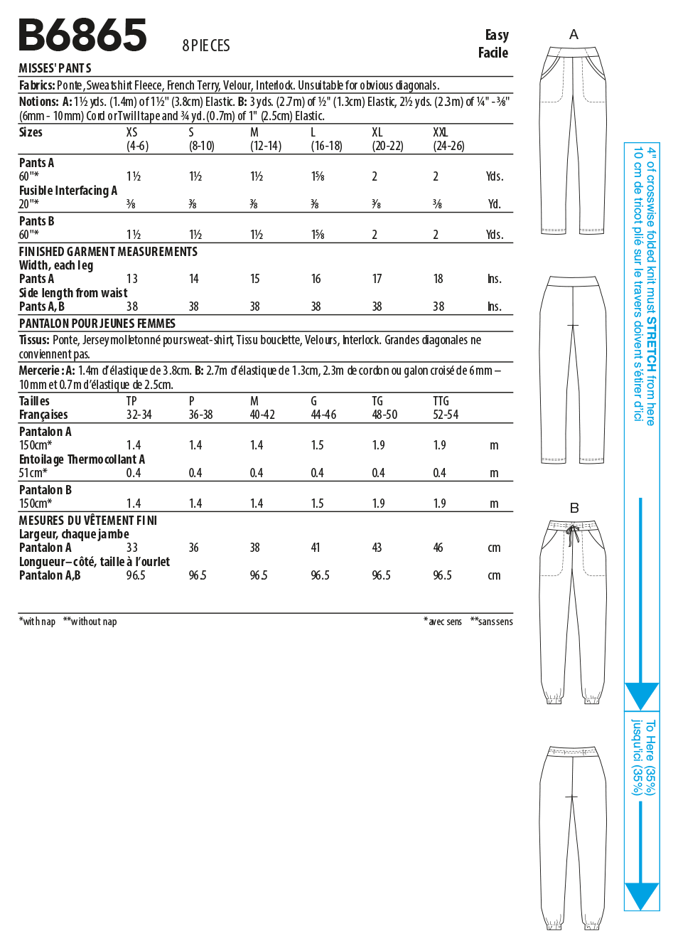 Butterick Trousers B6865 - Image 7