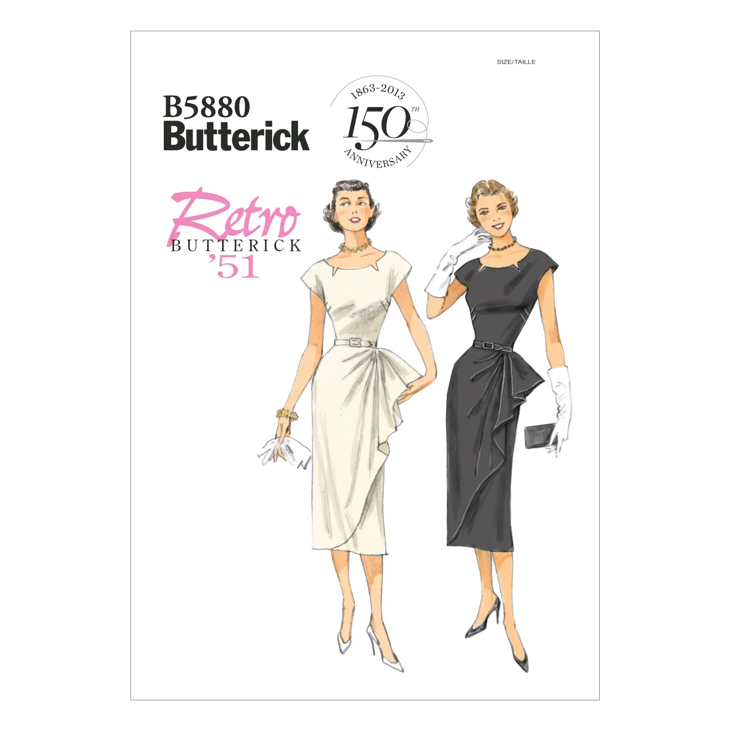 Butterick Vintage Dress B5880 - Image 2