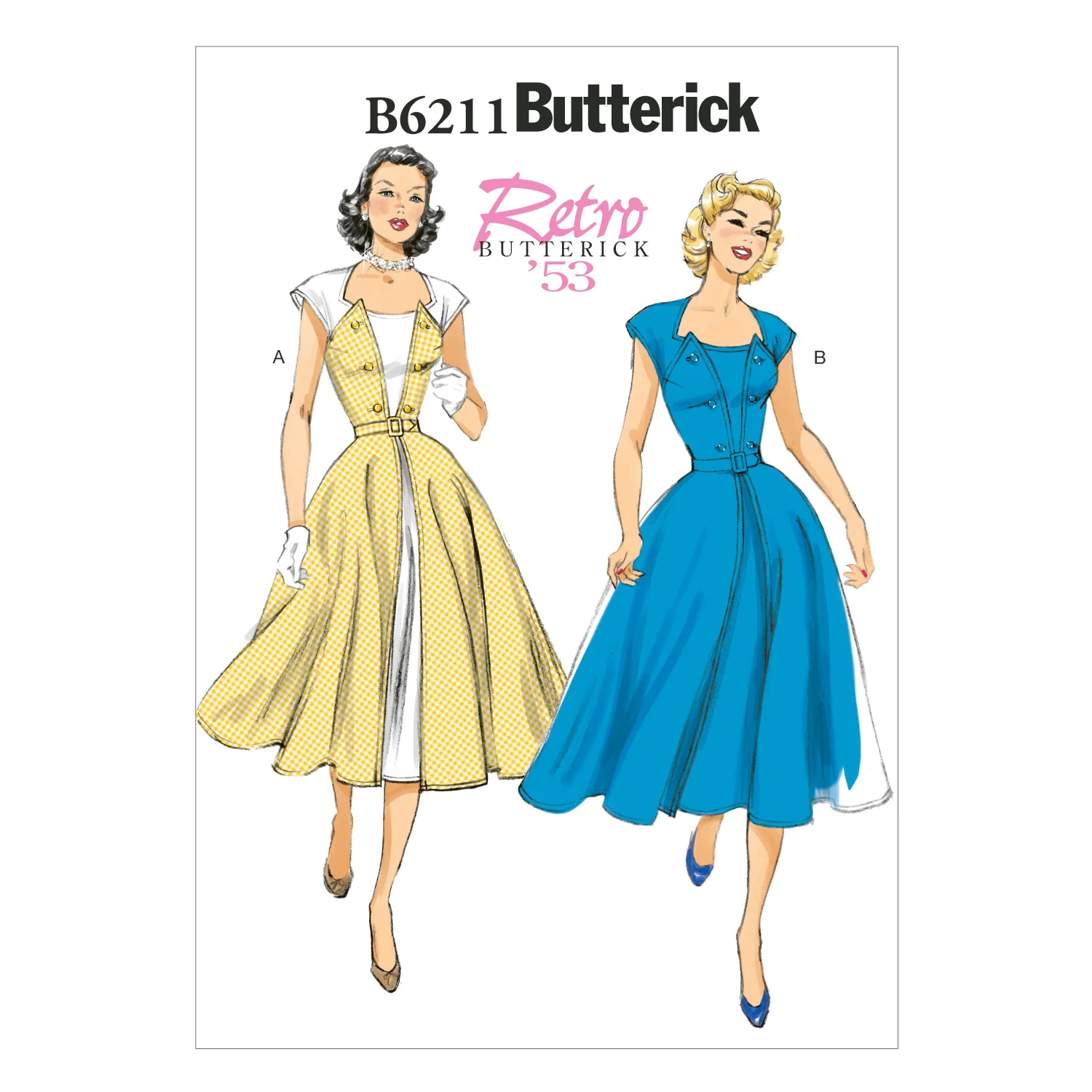 Butterick Vintage Dress B6211 - Image 2