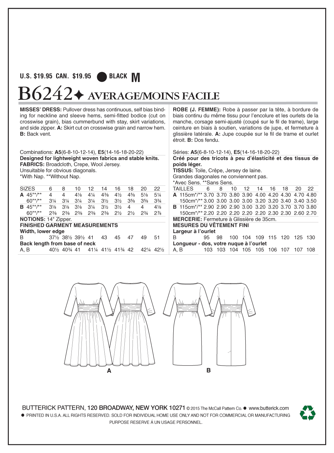 Butterick Vintage Dress B6242 - Image 7