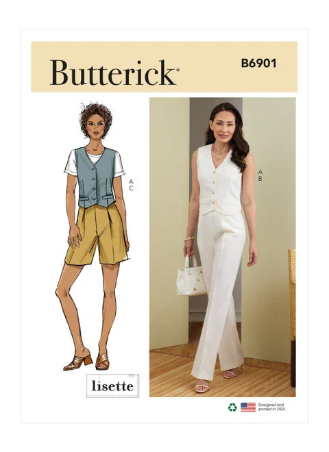 Butterick Waistcoat, Trousers and Shorts B6901 - Image 2