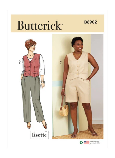 Butterick Waistcoat, Trousers and Shorts B6902 - Image 2