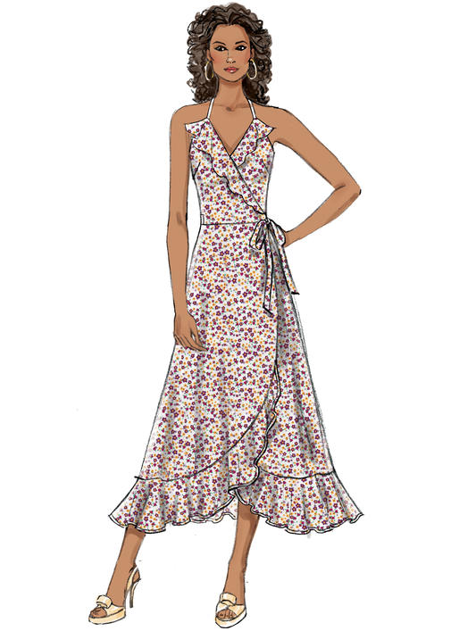 Butterick Wrap Dresses B6554 - Image 5