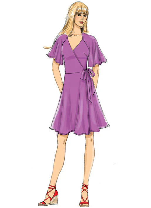 Butterick Wrap Dresses B6554 - Image 6
