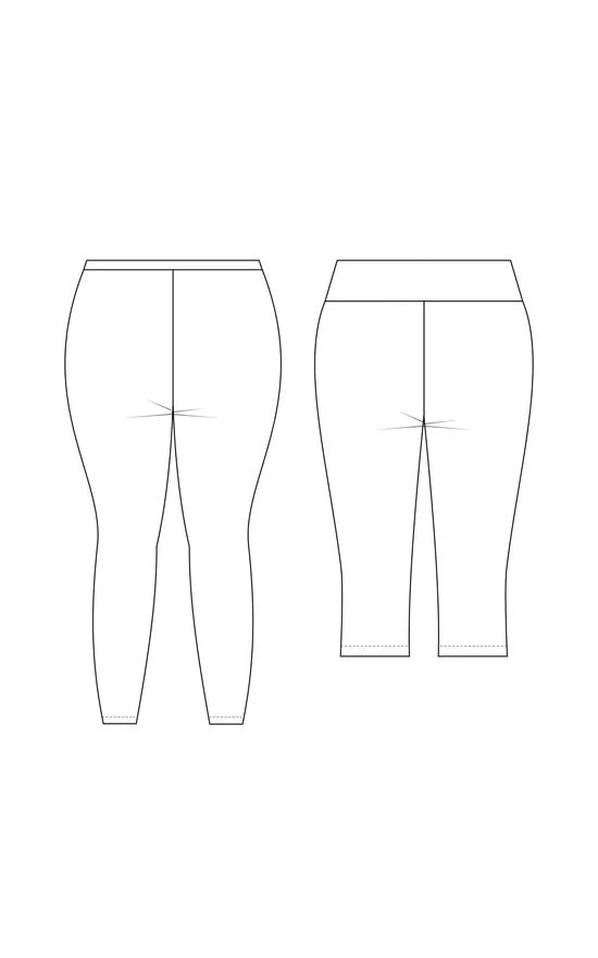 Cashmerette Belmont Leggings and Yoga Pants - Image 9