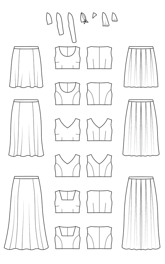 Cashmerette Upton Dress and Skirt + Mix and Match Expansion Pack - Image 27