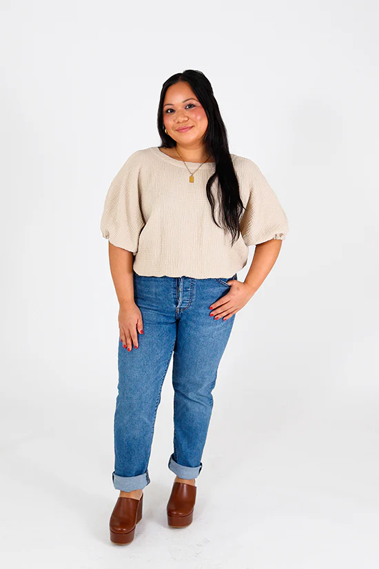 Chalk and Notch Aria Top - Image 18