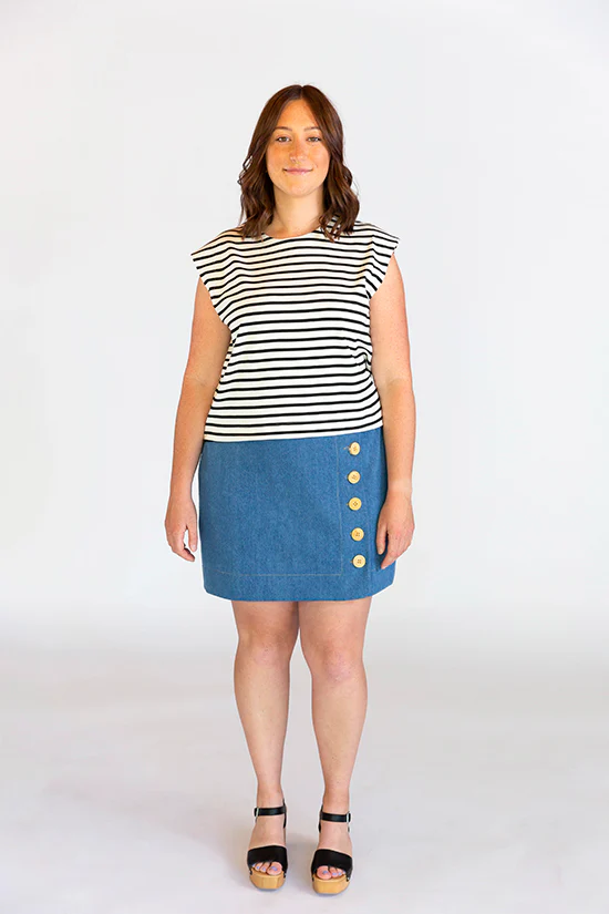 Chalk and Notch Evelyn Skirt - Image 4