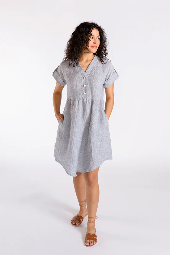 Chalk and Notch Fringe Dress and Blouse - Image 10