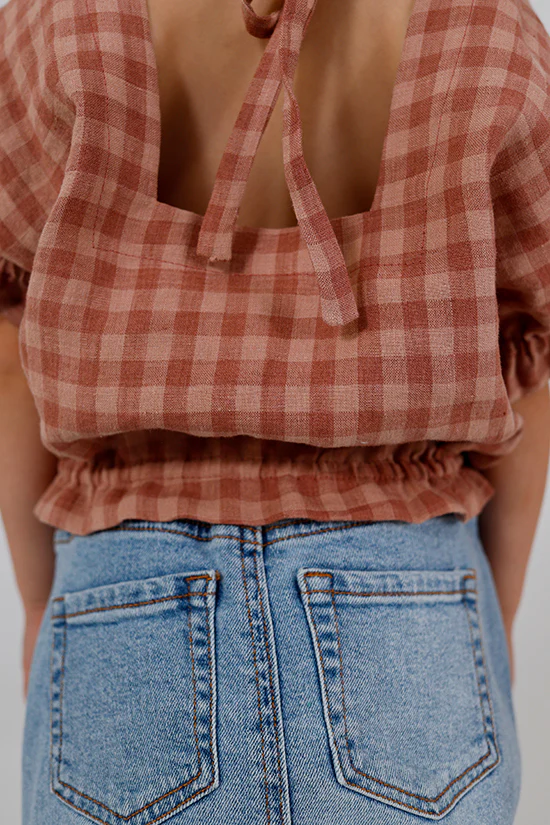 Chalk and Notch Mini Aria Top - Image 7