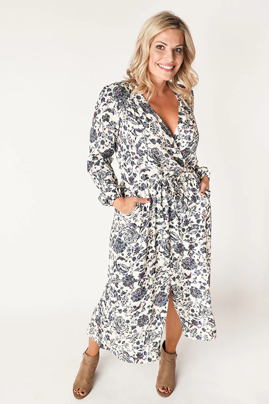 Chalk and Notch Orchid Midi Dress - Image 12