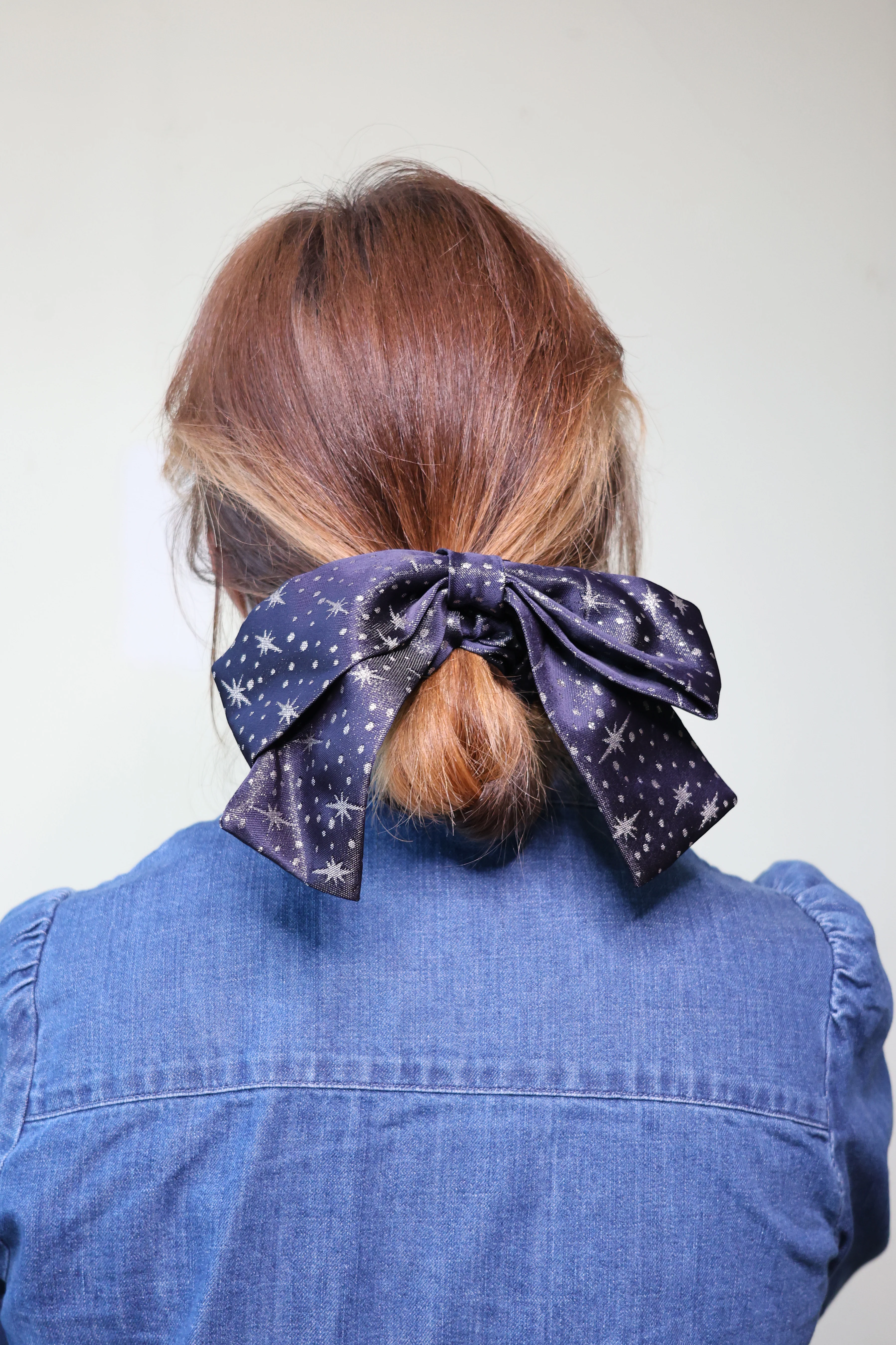 Charlotte Emma Patterns Bow Scrunchie